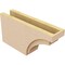 Ekena Millwork 4in. W x 8in. H x 16in. L Rivera Woodgrain TimberThane Rafter Tail, Primed Tan RFTUR04X08X16RIVRCPR - alternate 4